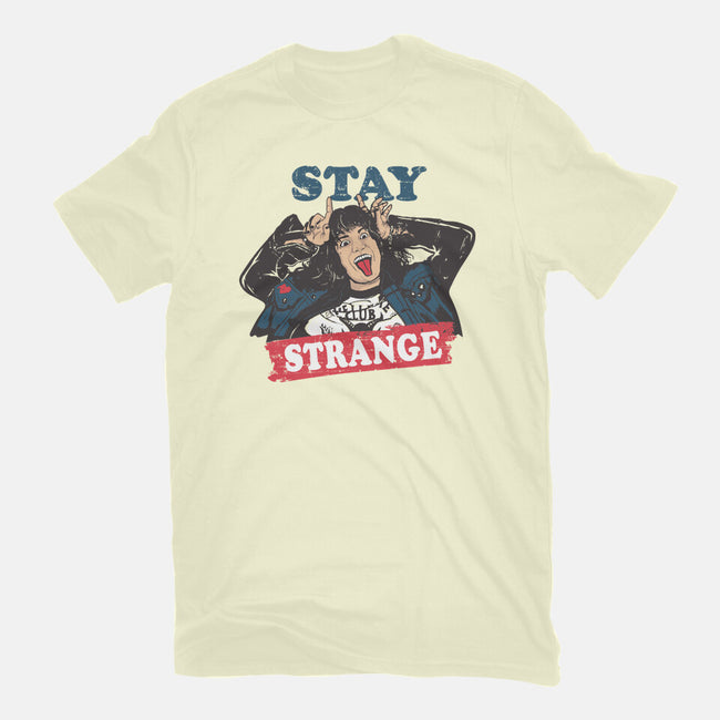 Stay Strange-mens premium tee-turborat14