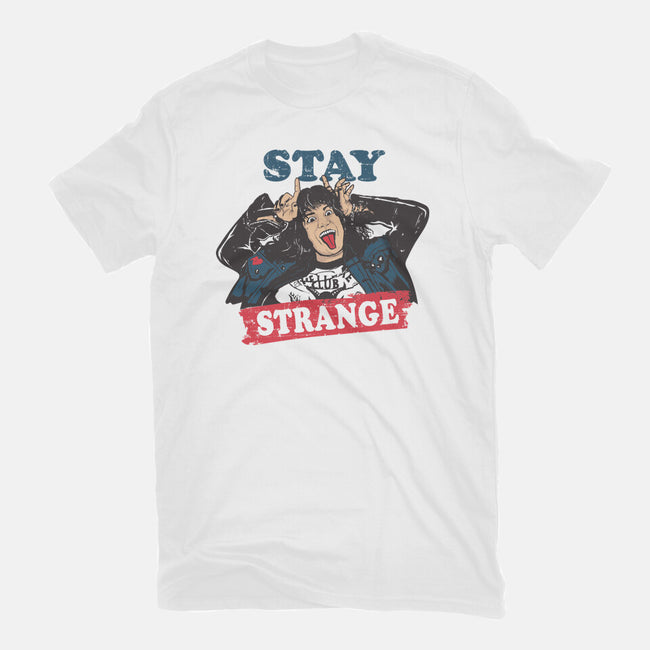 Stay Strange-mens heavyweight tee-turborat14