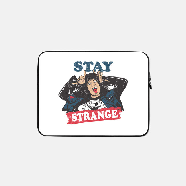 Stay Strange-none zippered laptop sleeve-turborat14