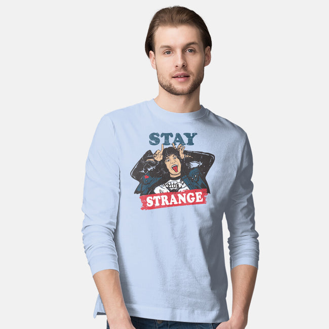 Stay Strange-mens long sleeved tee-turborat14
