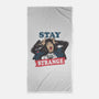 Stay Strange-none beach towel-turborat14