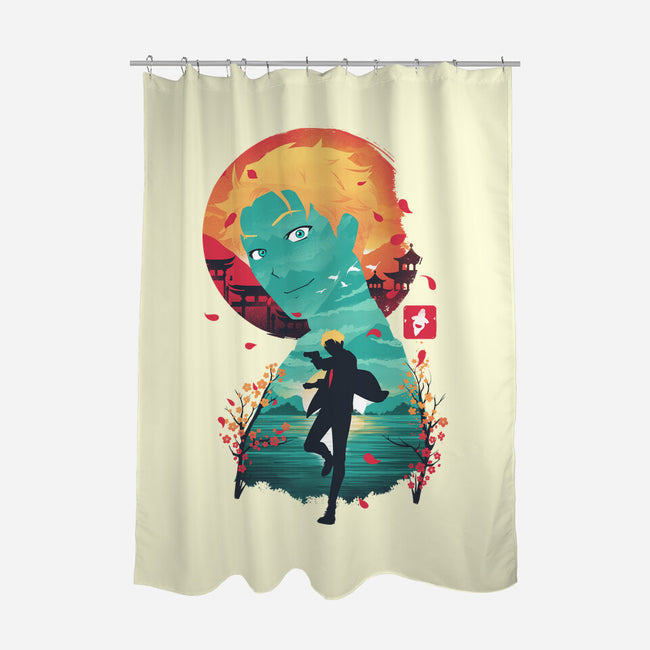Loid Ukiyo E-none polyester shower curtain-dandingeroz