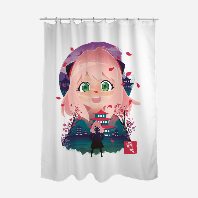 Anya Ukiyo E-none polyester shower curtain-dandingeroz