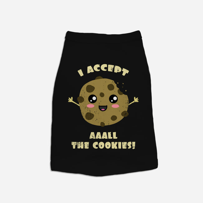 I Accept All The Cookies-dog basic pet tank-BridgeWalker
