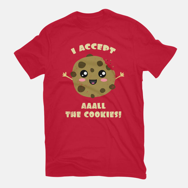 I Accept All The Cookies-womens fitted tee-BridgeWalker