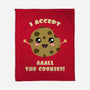 I Accept All The Cookies-none fleece blanket-BridgeWalker