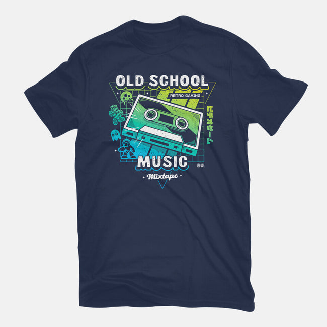 Retro Gaming Music-mens basic tee-Logozaste