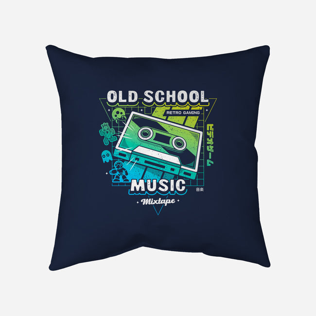 Retro Gaming Music-none removable cover throw pillow-Logozaste