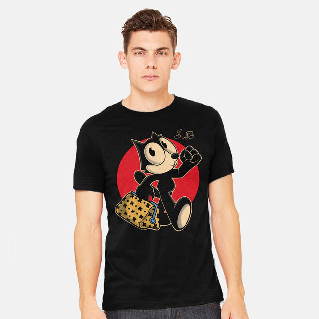 Keep Walking-mens heavyweight tee-Gomsky