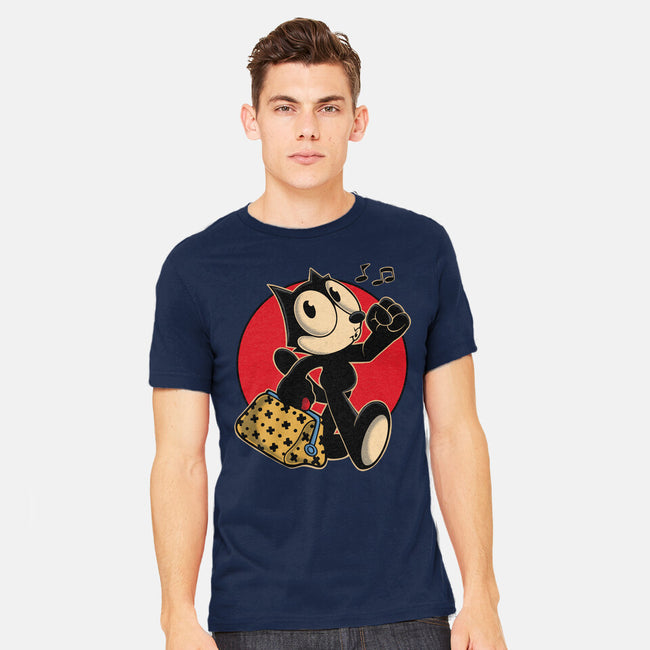 Keep Walking-mens heavyweight tee-Gomsky