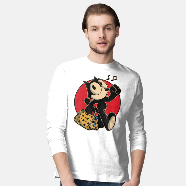 Keep Walking-mens long sleeved tee-Gomsky