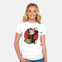 Keep Walking-womens fitted tee-Gomsky