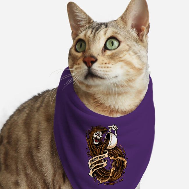 Enjoy Your Monday-cat bandana pet collar-spoilerinc