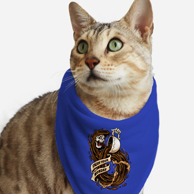 Enjoy Your Monday-cat bandana pet collar-spoilerinc