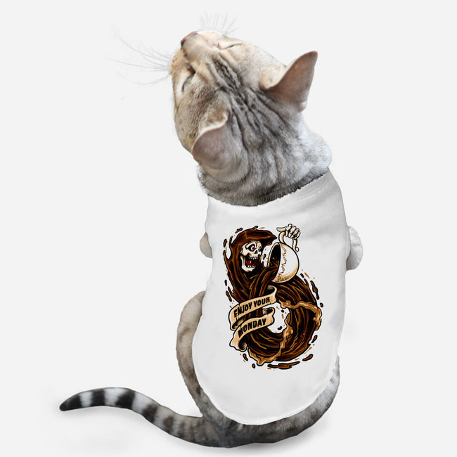 Enjoy Your Monday-cat basic pet tank-spoilerinc