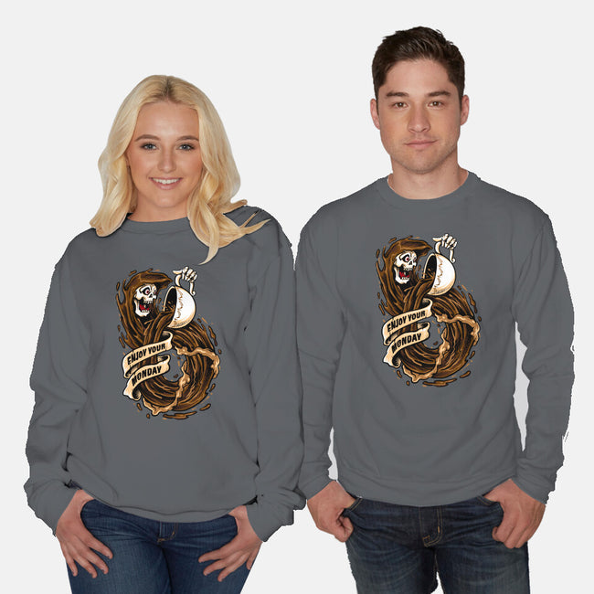 Enjoy Your Monday-unisex crew neck sweatshirt-spoilerinc