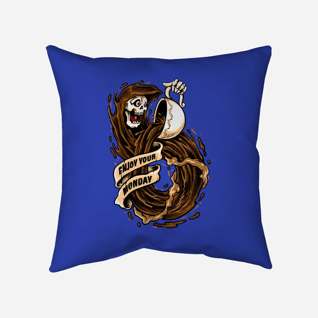 Enjoy Your Monday-none removable cover w insert throw pillow-spoilerinc