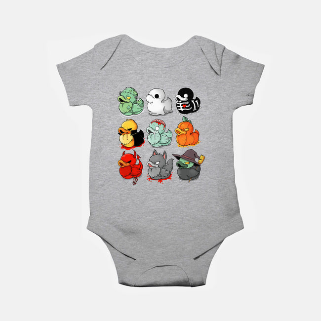 Halloween Duck-baby basic onesie-Vallina84