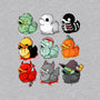 Halloween Duck-womens off shoulder sweatshirt-Vallina84