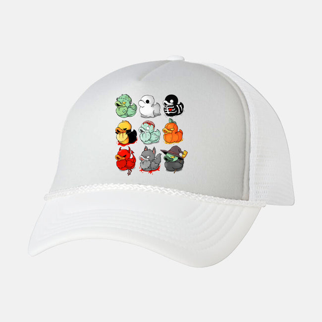 Halloween Duck-unisex trucker hat-Vallina84