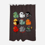 Halloween Duck-none polyester shower curtain-Vallina84