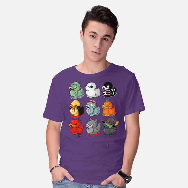 Halloween Duck-mens basic tee-Vallina84