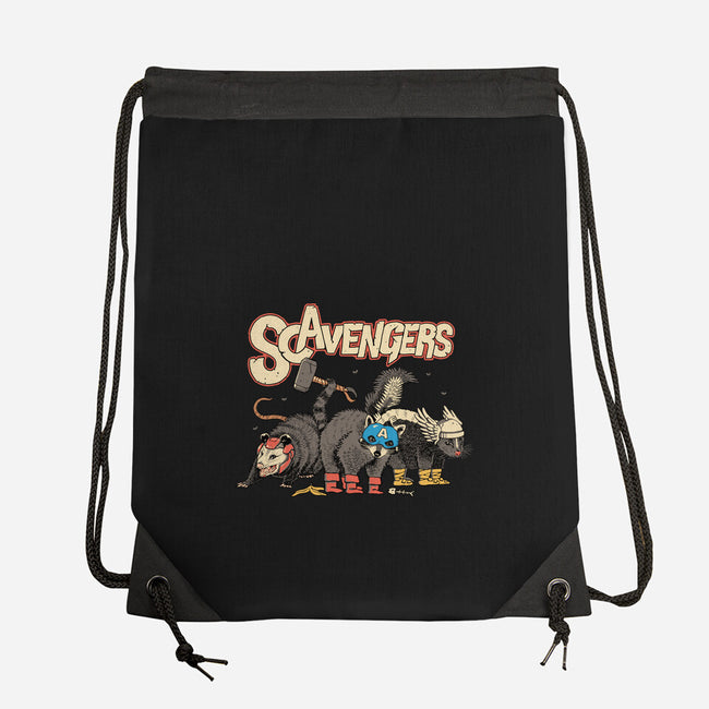 Scavengers Assemble!-none drawstring bag-vp021