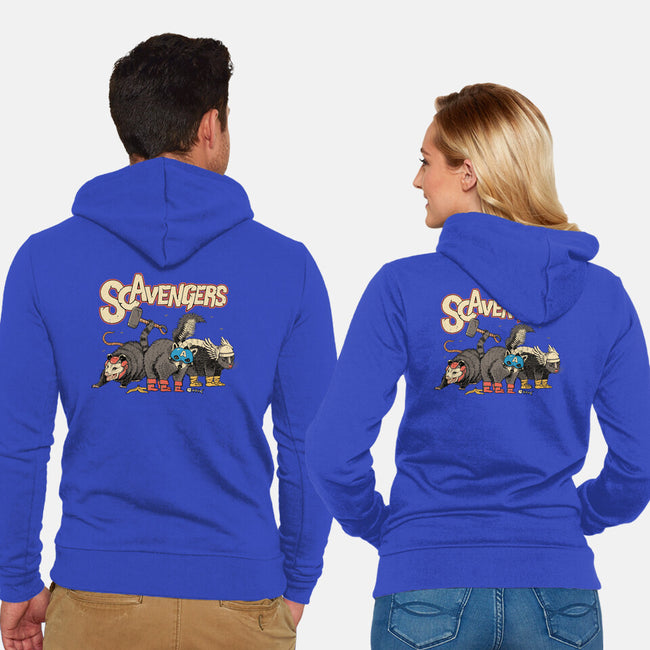 Scavengers Assemble!-unisex zip-up sweatshirt-vp021