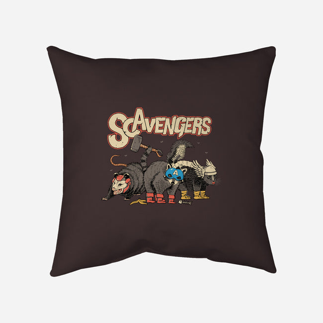Scavengers Assemble!-none removable cover throw pillow-vp021