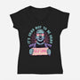 Self Love Frankie-womens v-neck tee-momma_gorilla