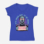 Self Love Frankie-womens v-neck tee-momma_gorilla