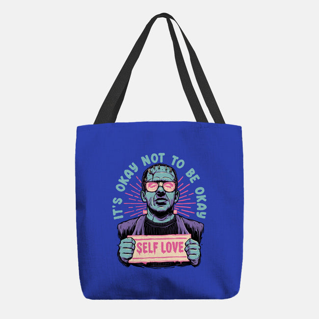 Self Love Frankie-none basic tote bag-momma_gorilla