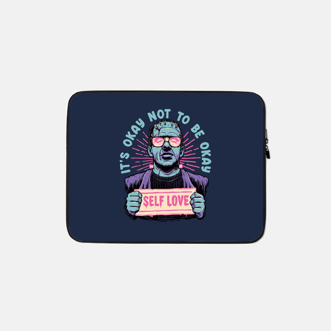 Self Love Frankie-none zippered laptop sleeve-momma_gorilla