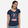 Self Love Frankie-womens v-neck tee-momma_gorilla