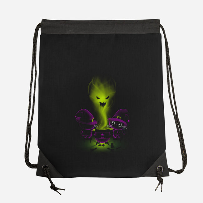 Halloween Cooking-none drawstring bag-erion_designs
