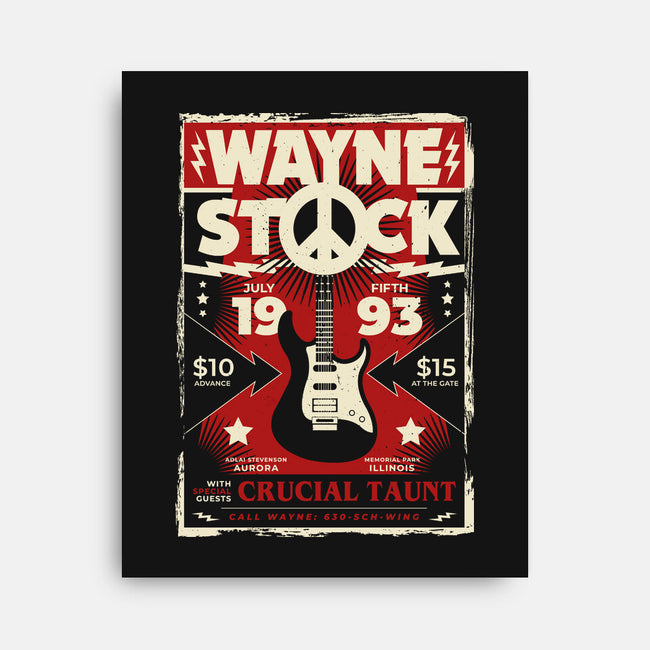 Wayne Stock-none stretched canvas-CoD Designs