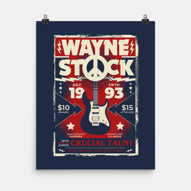 Wayne Stock-none matte poster-CoD Designs