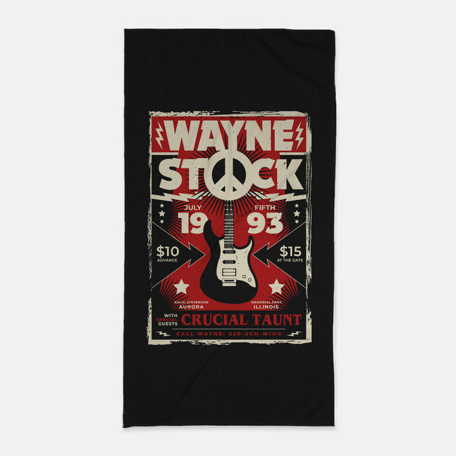 Wayne Stock-none beach towel-CoD Designs