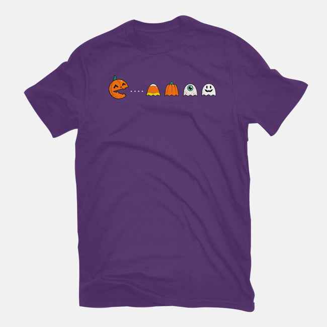 PAC-LLOWEEN-womens basic tee-krisren28