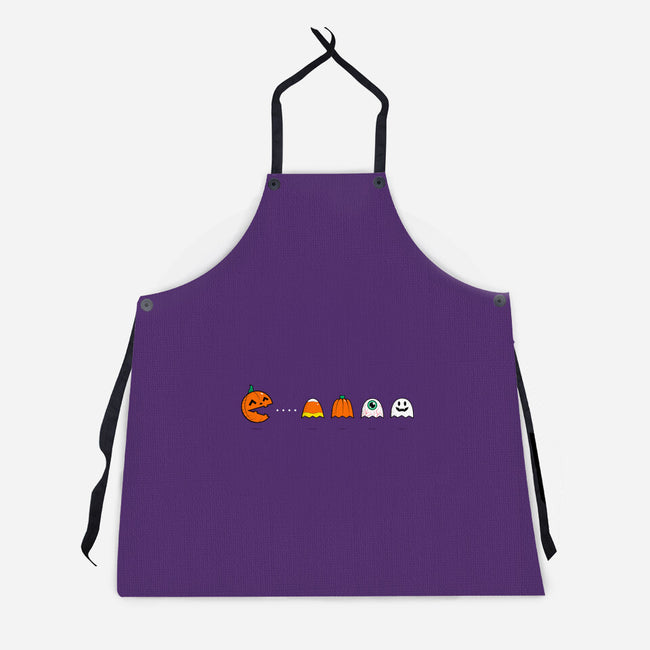 PAC-LLOWEEN-unisex kitchen apron-krisren28