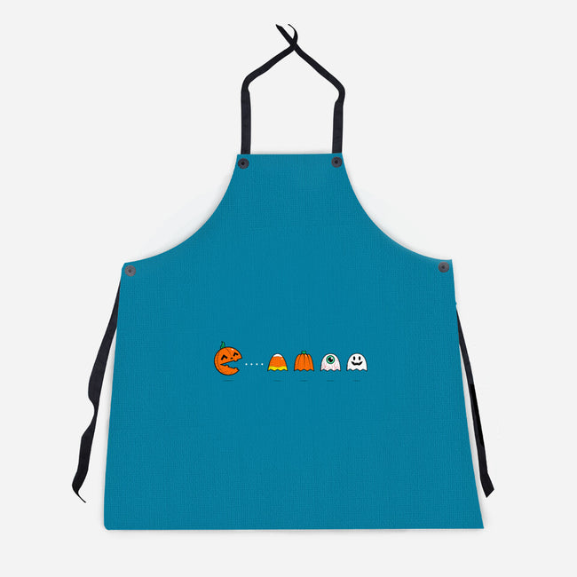 PAC-LLOWEEN-unisex kitchen apron-krisren28