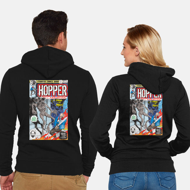 Hopper The American-unisex zip-up sweatshirt-MarianoSan