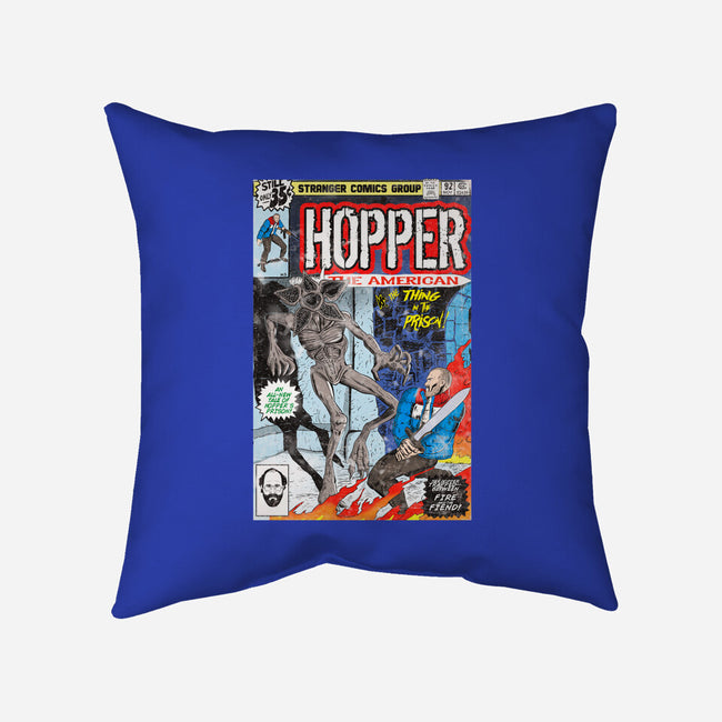 Hopper The American-none removable cover throw pillow-MarianoSan