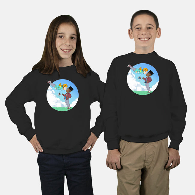 Lucas And Max-youth crew neck sweatshirt-MarianoSan