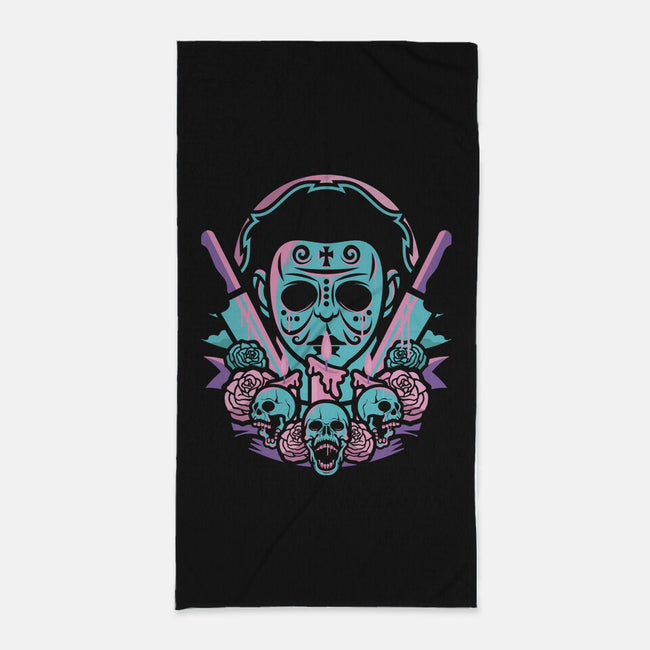 Day Of The Halloween-none beach towel-jrberger