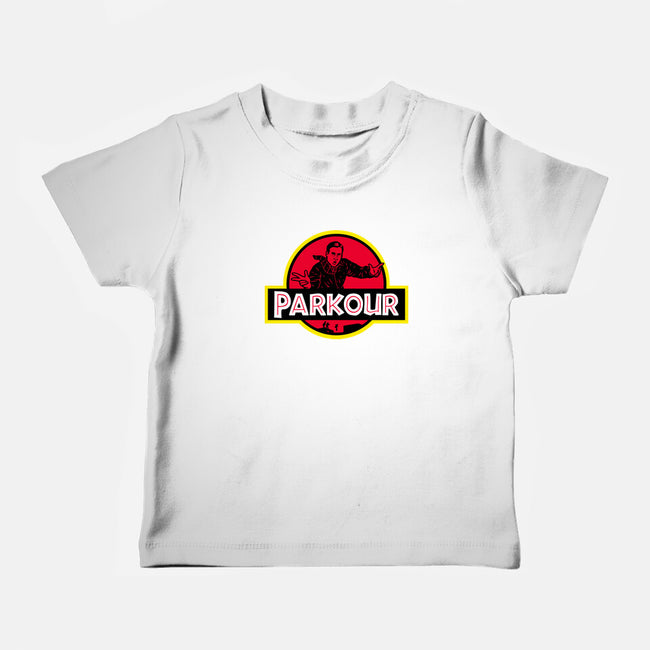 Parkour!-baby basic tee-Raffiti