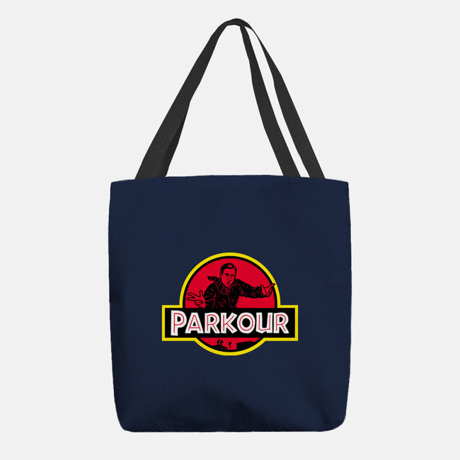 Parkour!-none basic tote bag-Raffiti