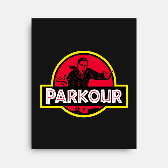 Parkour!-none stretched canvas-Raffiti