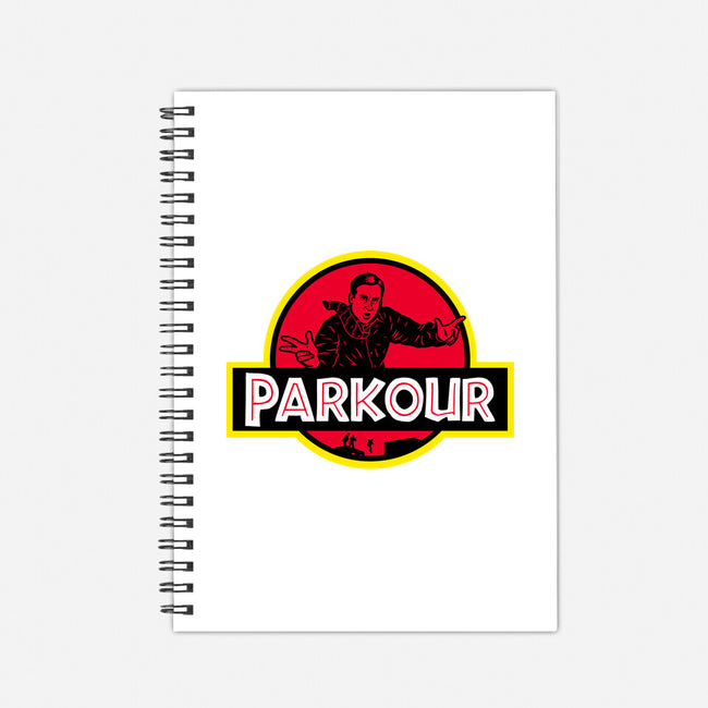 Parkour!-none dot grid notebook-Raffiti