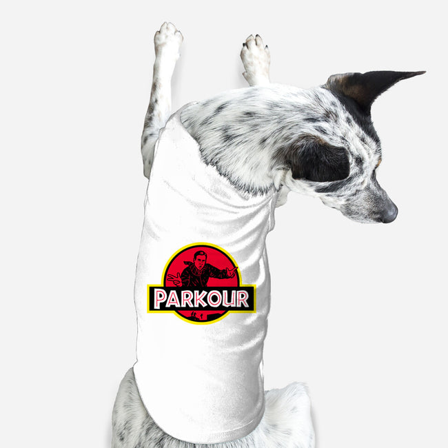 Parkour!-dog basic pet tank-Raffiti